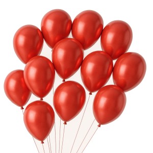 GLOBOLANDIA GLOBOS PERLADOS 12" ROJO x 25u